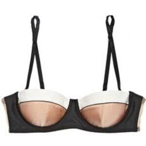 Kiki de Montparnasse Muse Silk Panelled Bra